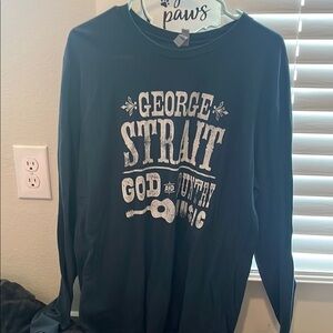 George Strait Graphic Long Sleeve Shirt